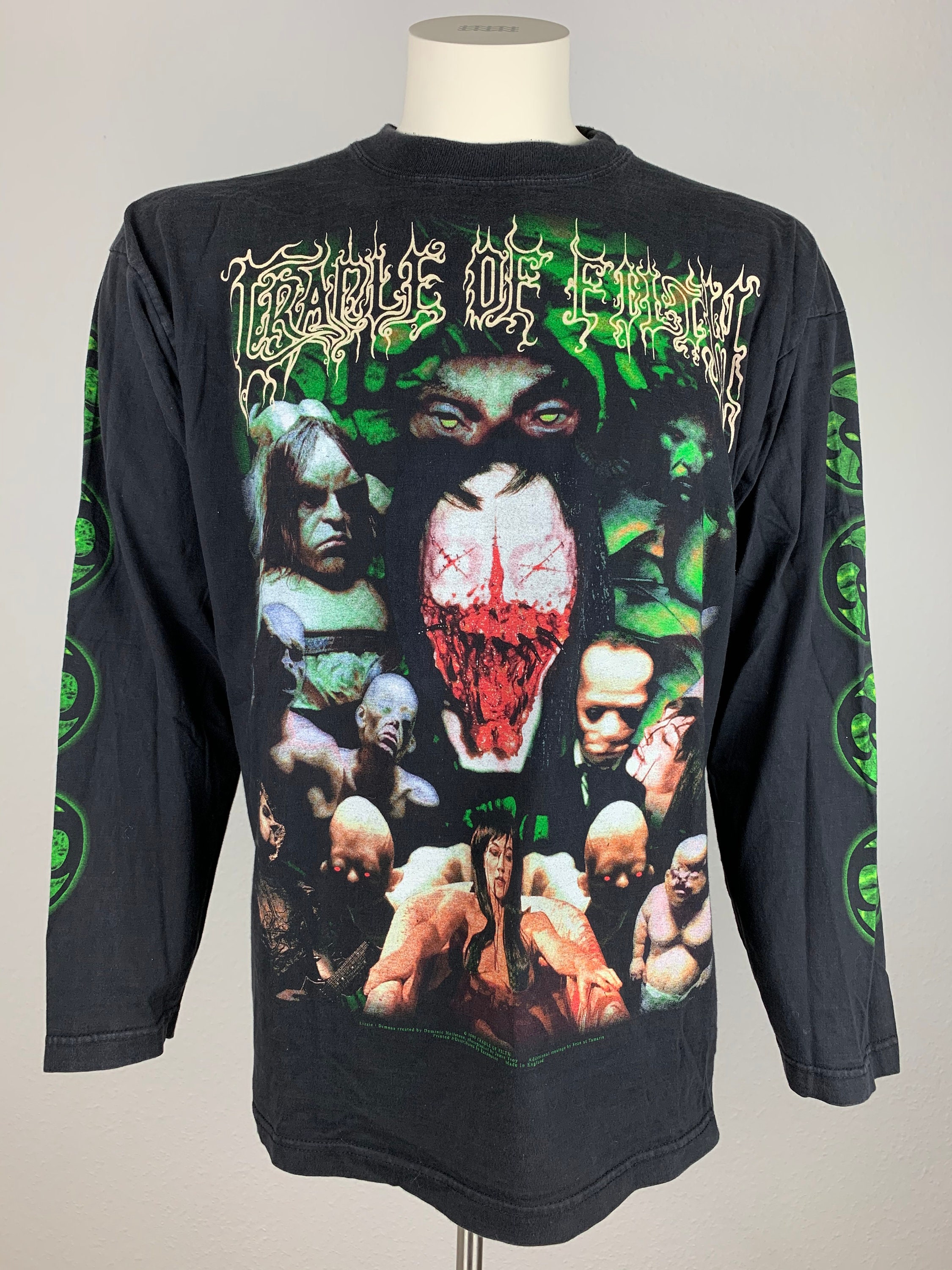 CRADLE OF FILTH 1999 T-shirt Vintage / Canvas for A Lick of Pain