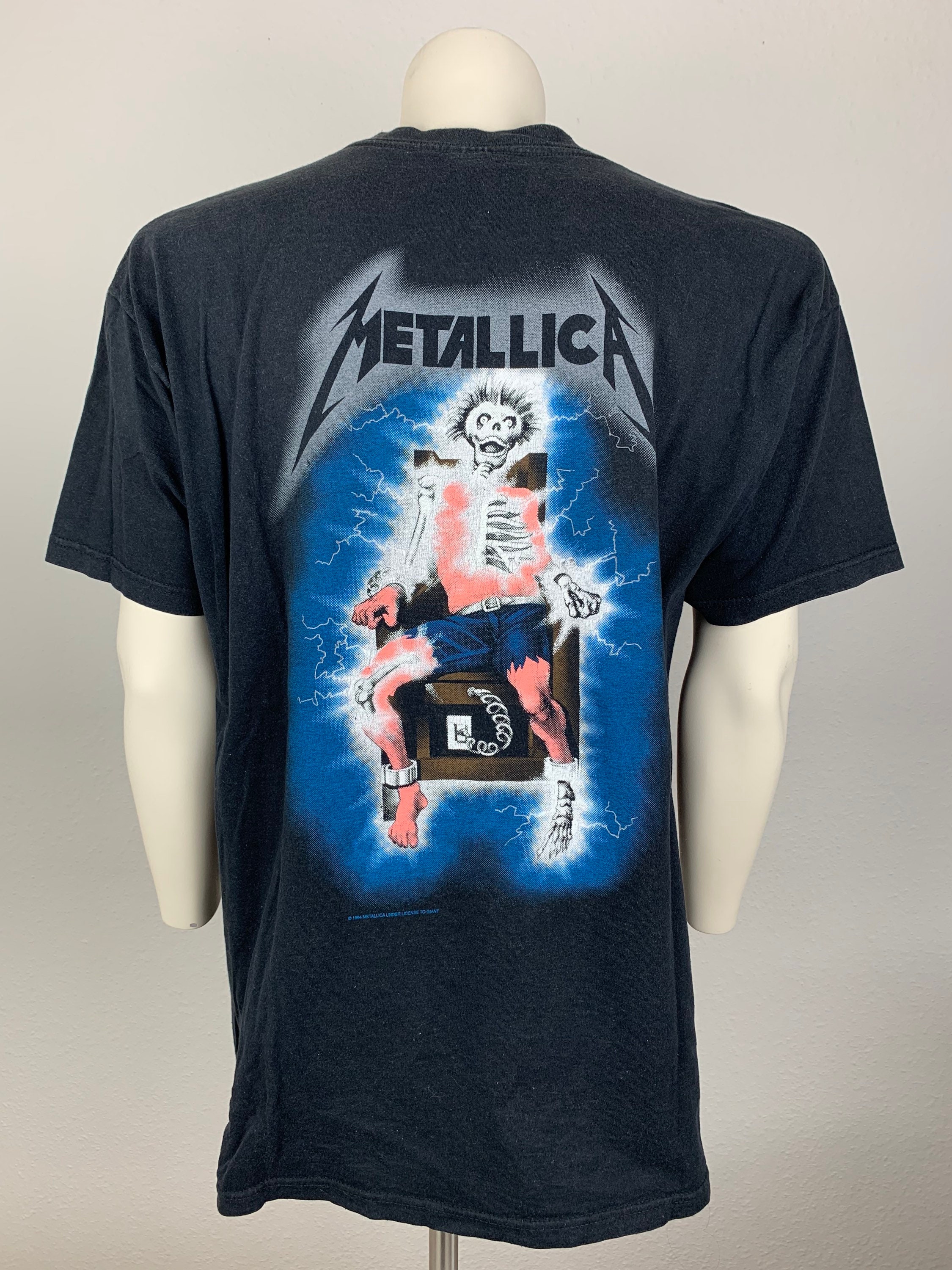 VINTAGE ヴィンテージ90S VINTAGE 1994 llica METALLICA 1994 T-shirt Vintage / Ride the Lightning - Etsy