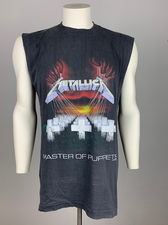 METALLICA 1987 Sleeveless T-shirt Vintage / Master of Puppets - Etsy
