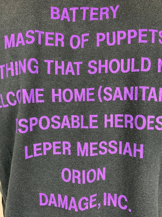 METALLICA 1994 T-Shirt Vintage / Master Of Puppets - image 8