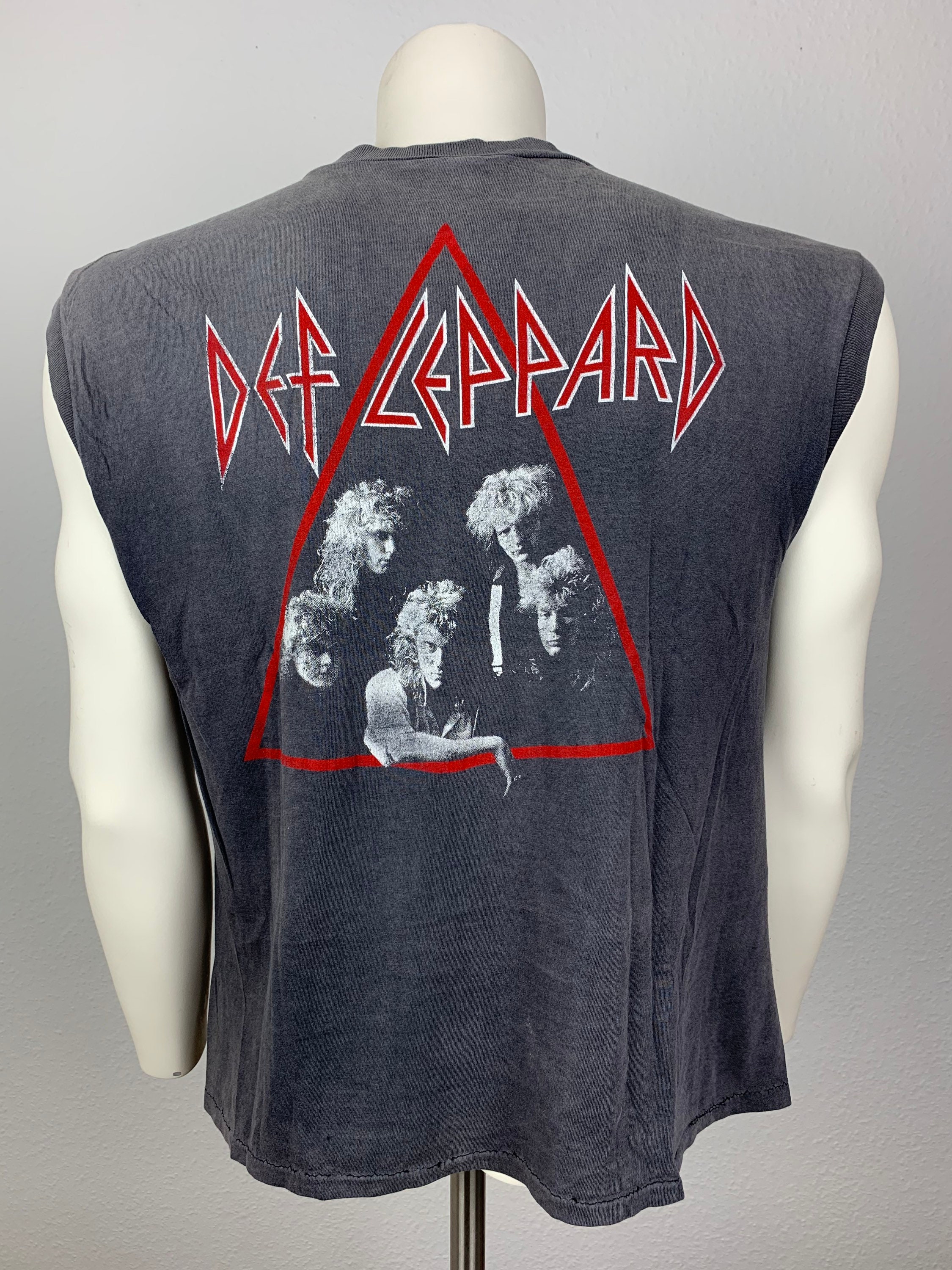 DEF LEPPARD 1987 Sleeveless T-shirt Vintage - Etsy