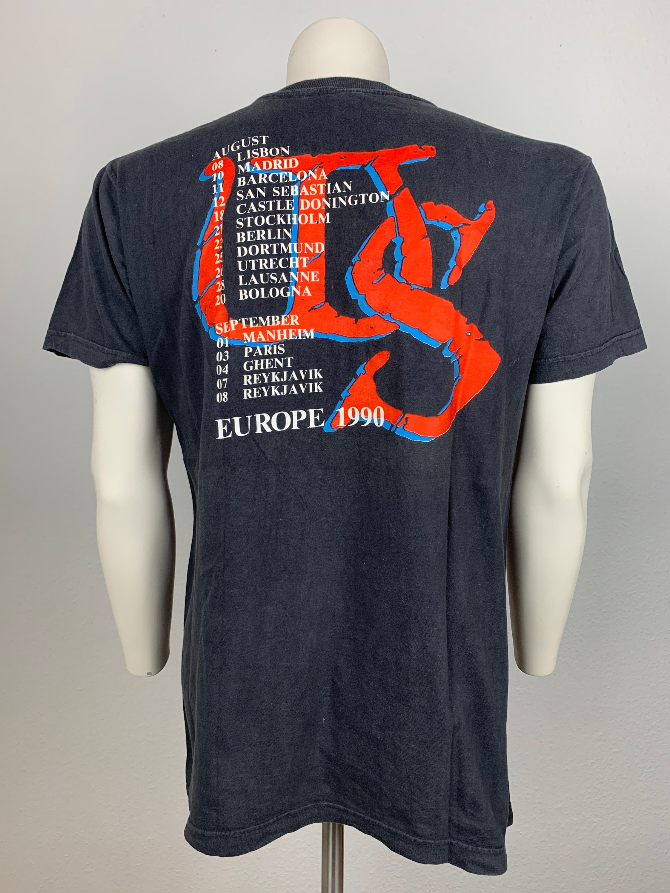 WHITESNAKE 1990 T-shirt Vintage / Europe 1990 / European Tour