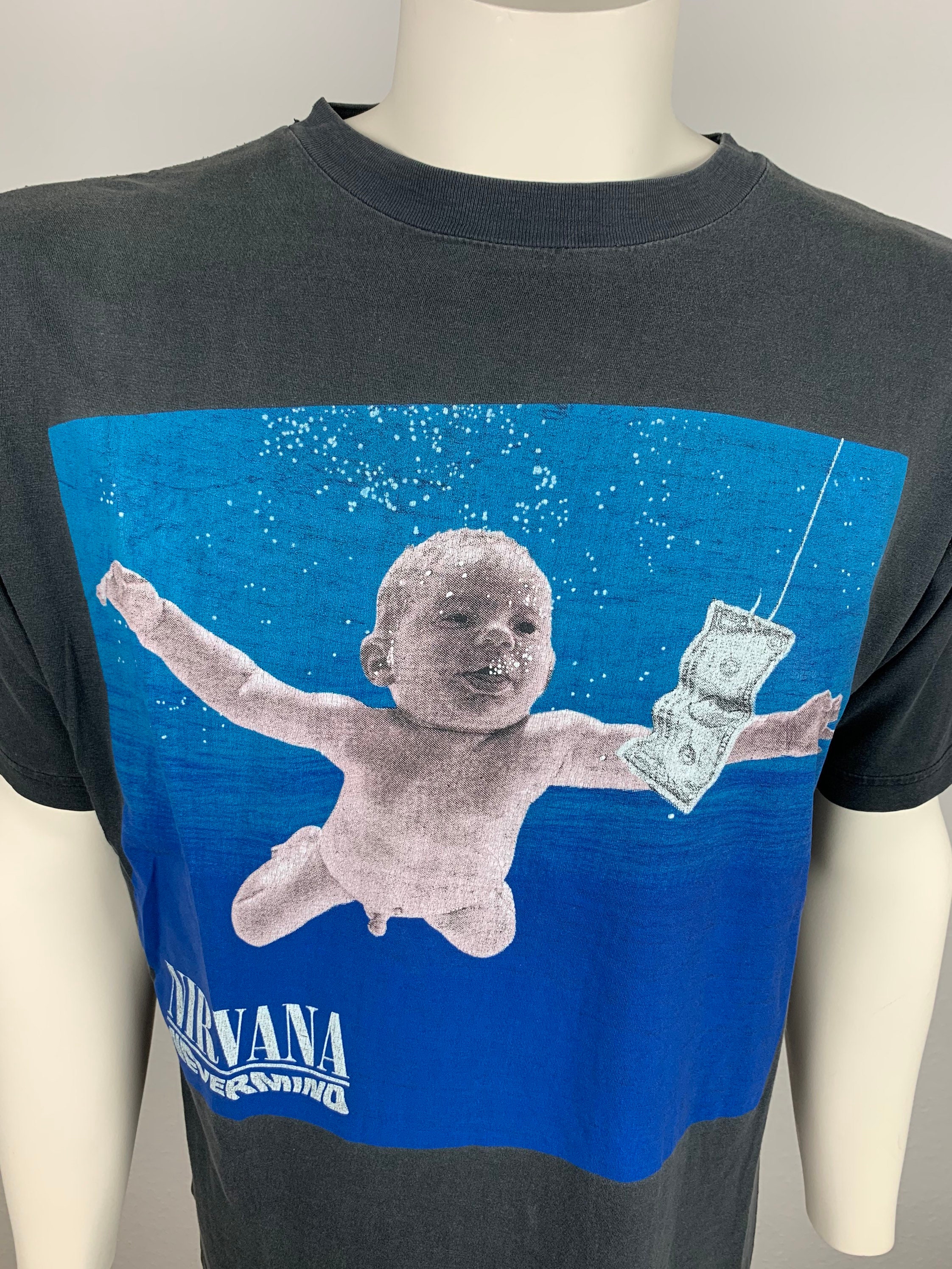NIRVANA 90's T-shirt Vintage / Kurt Cobain / Nevermind - Etsy