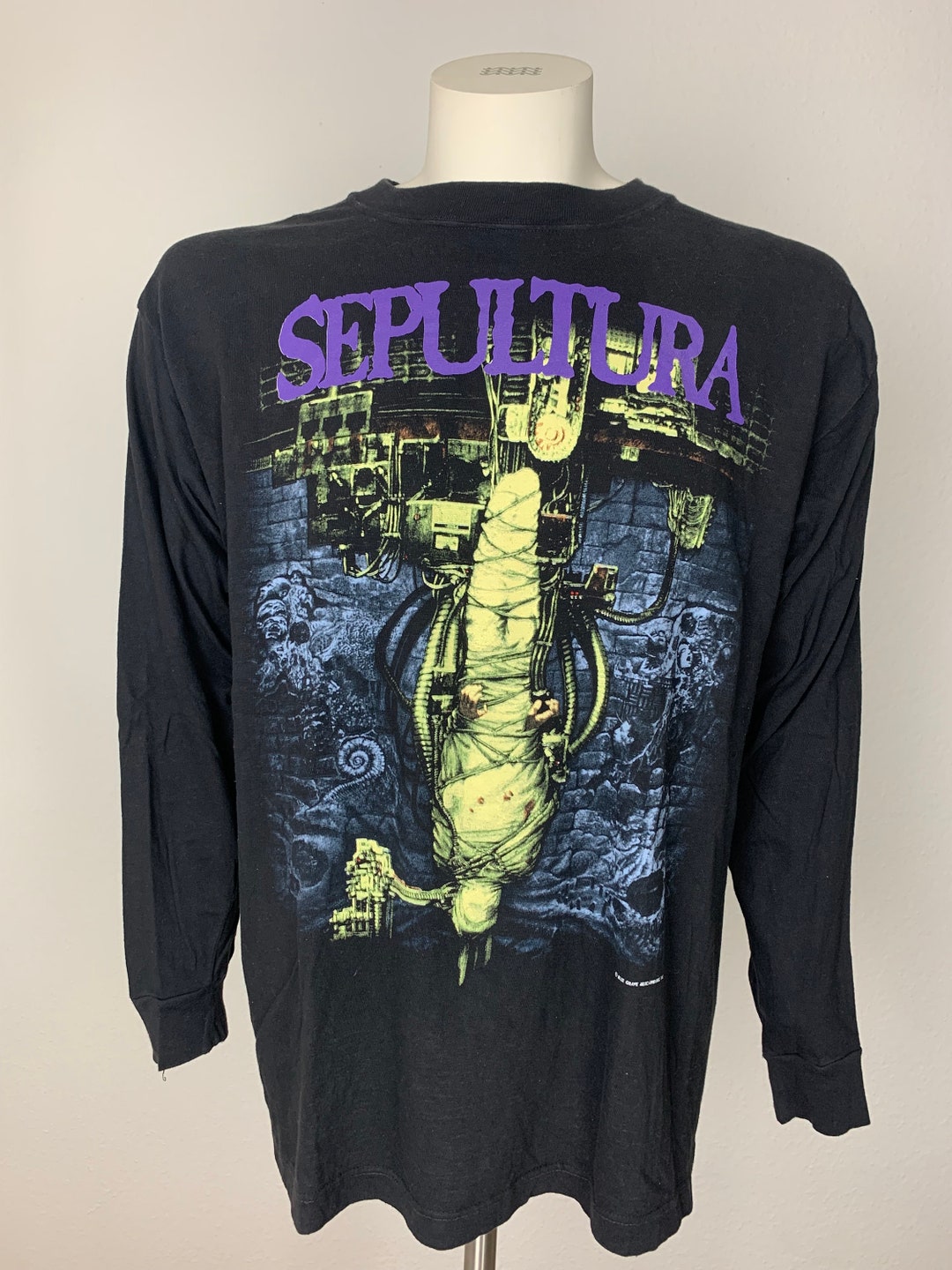 SEPULTURA 1993 T-shirt Vintage / Chaos A.D. / Tour 1993 SEPULTURA 1993 T-shirt Vintage / Chaos A.D. / Tour 1993