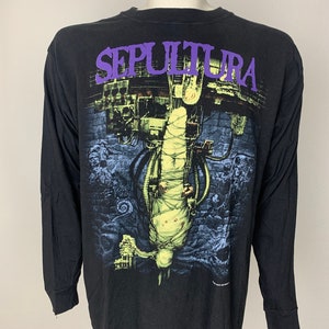 SEPULTURA 1993 T-Shirt Vintage / Chaos A.D. / Tour 1993 / Concert Tee / Rare