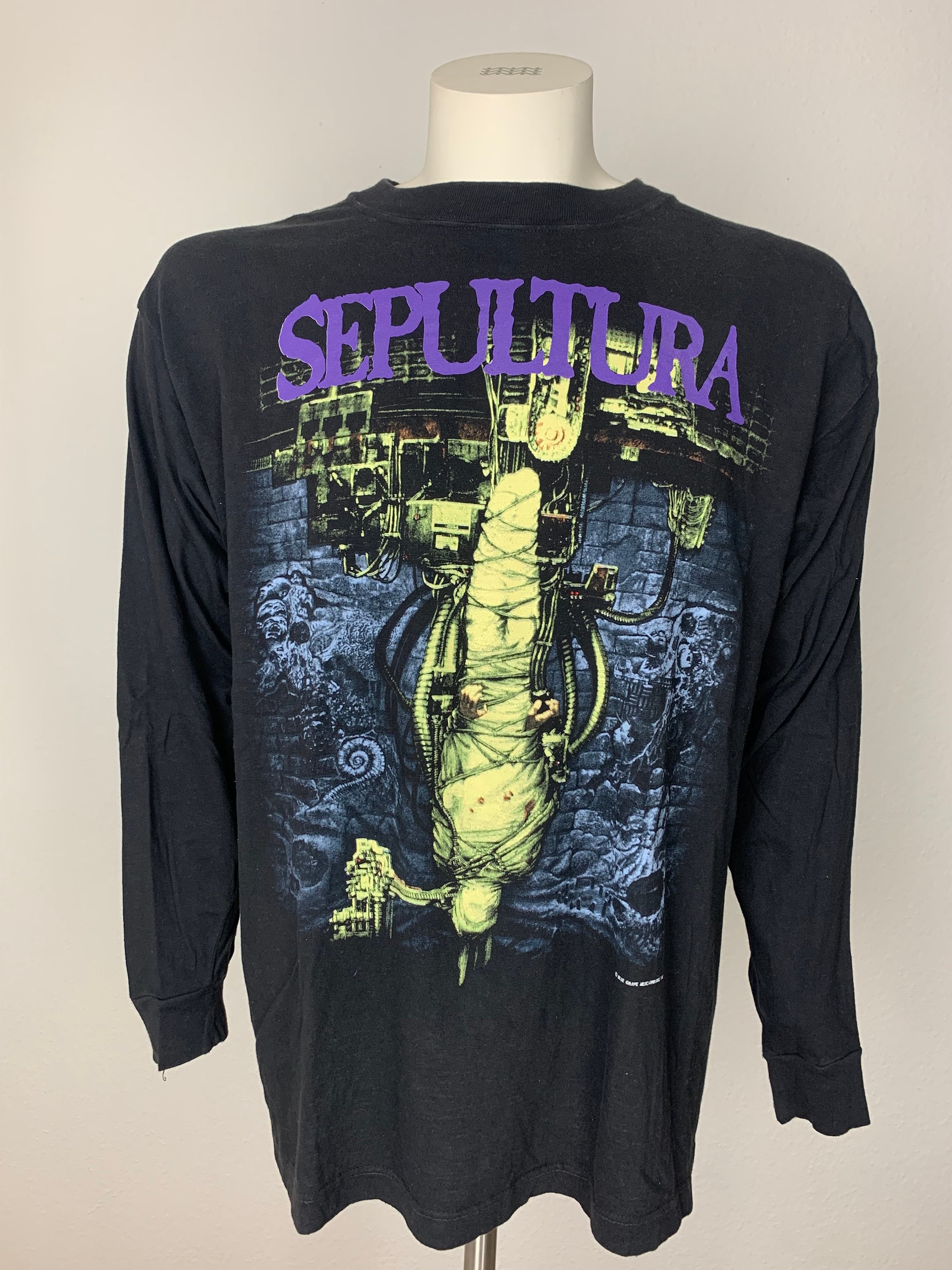 SEPULTURA 1993 T-shirt Vintage / Chaos A.D. / Tour 1993 SEPULTURA 1993 T-shirt Vintage / Chaos A.D. / Tour 1993