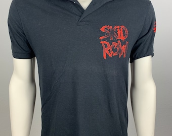 SKID ROW 1989 T-Shirt Vintage / Secret Service Crew / World Tour 1989