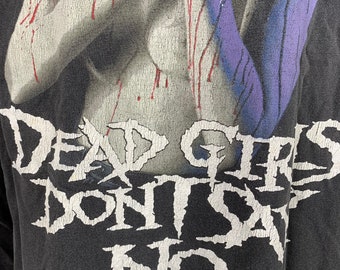 CRADLE OF FILTH 1997 T-shirt Vintage / Dead Girls Don't Say No