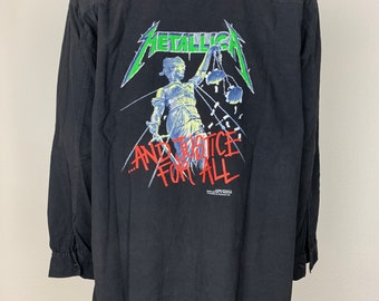 METALLICA 1988 Shirt Vintage / And Justice For All