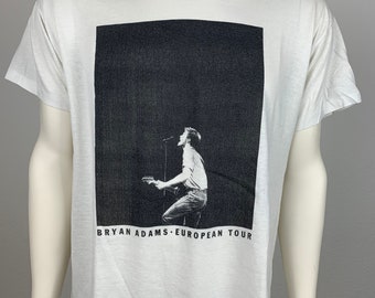 90年代ヴィンテージ ブライアン・アダムス ツアーTシャツ：18 Til I