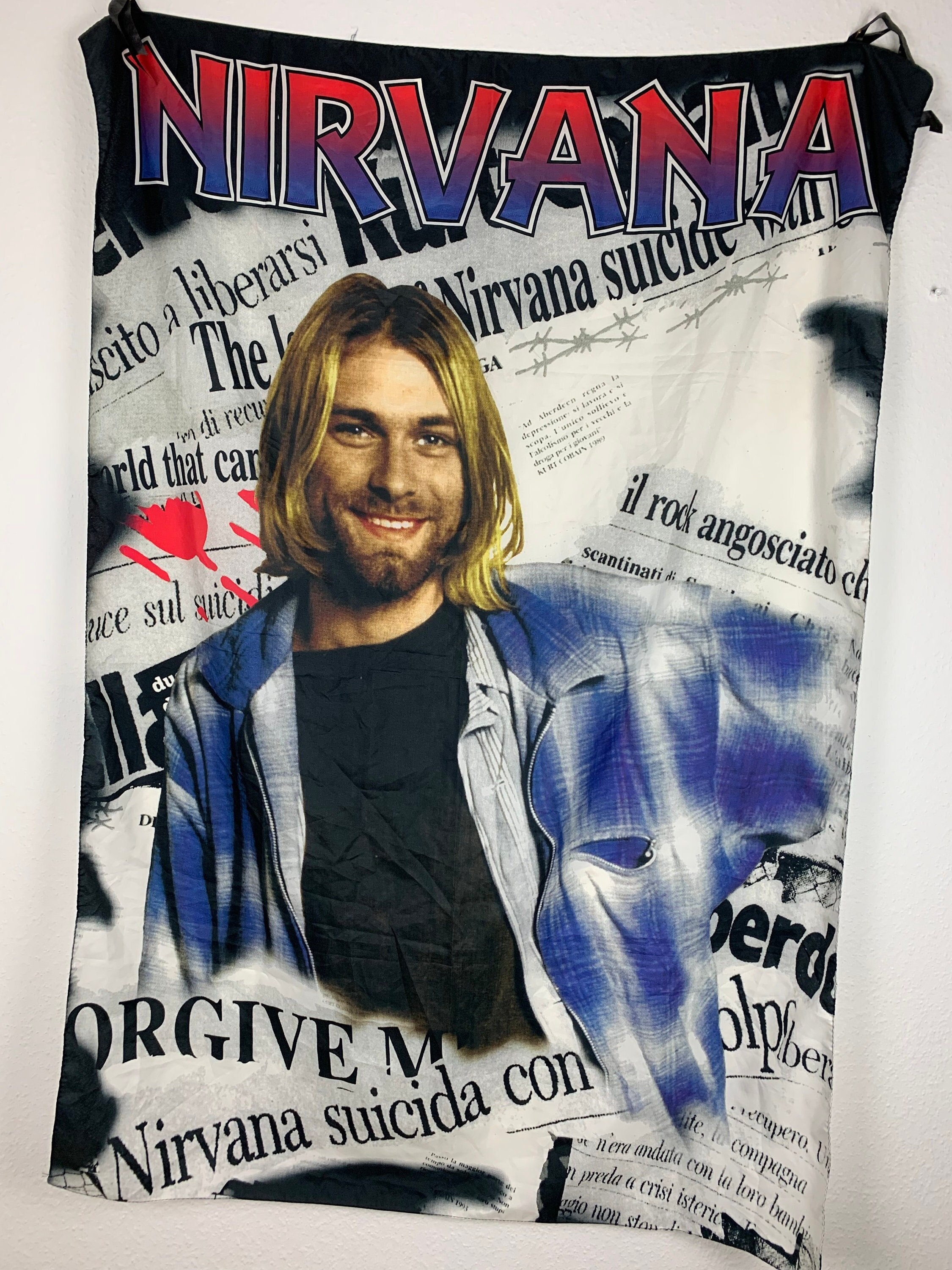NIRVANA ポスター　Vintage　ヴィンテージ 　poster NIRVANA THE MELVINS CONCERT POSTER QUALITY PHOTO PAPER OR