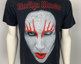 Marilyn Manson T-shirt Vintage Rare Shirt Punk Goth Cradle Filth