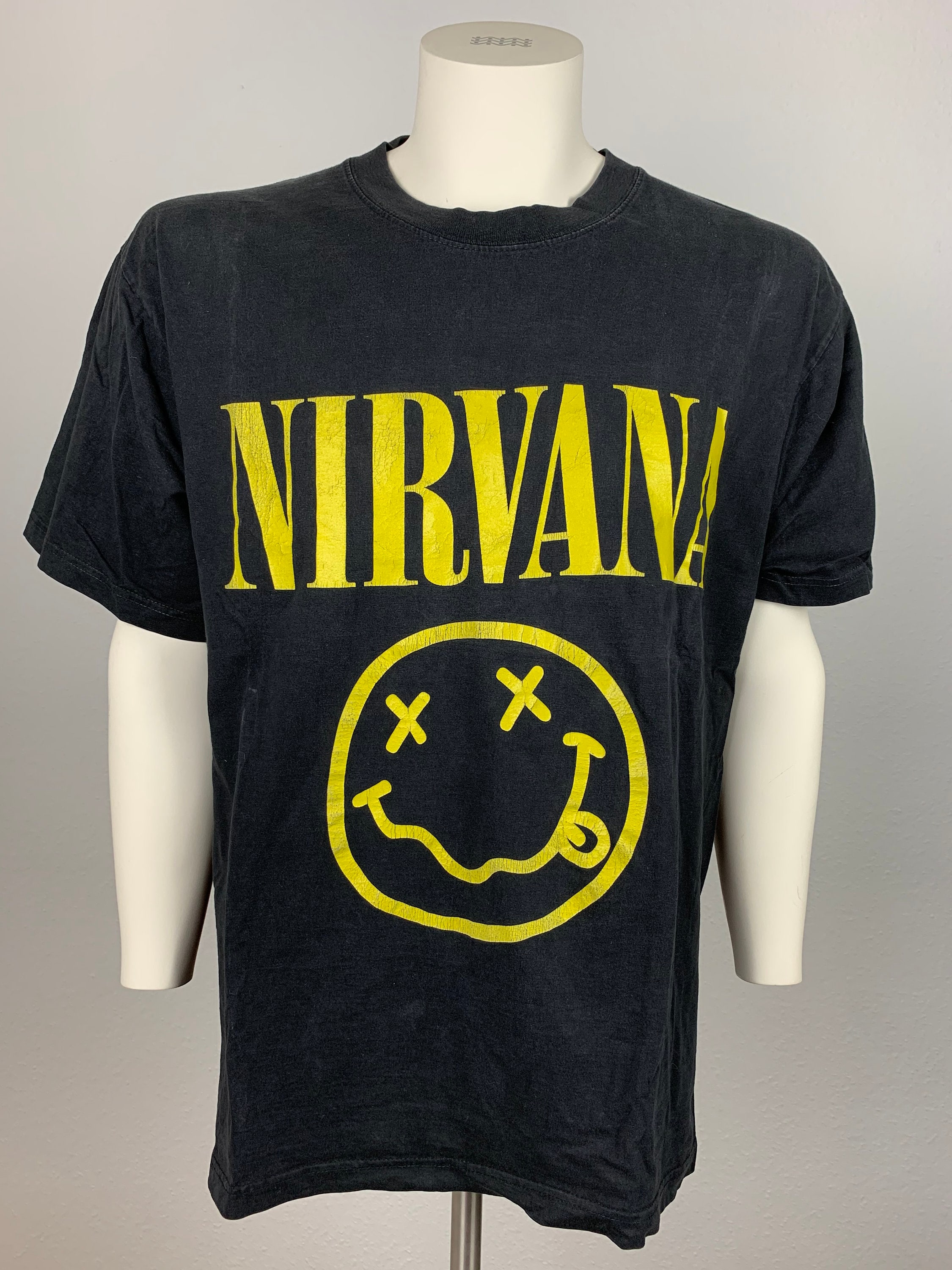 NIRVANA 90年代 smileTシャツ jt’s classics ユーロ NIRVANA 90's T-shirt Vintage / Smiley Face - Etsy