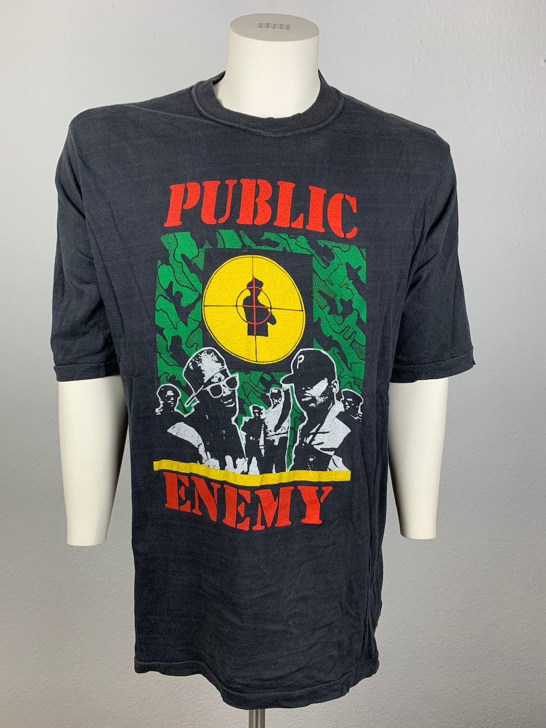 90’s PUBLIC ENEMY Tee vintage Vintage 90s Public Enemy Graphic Tee - Etsy