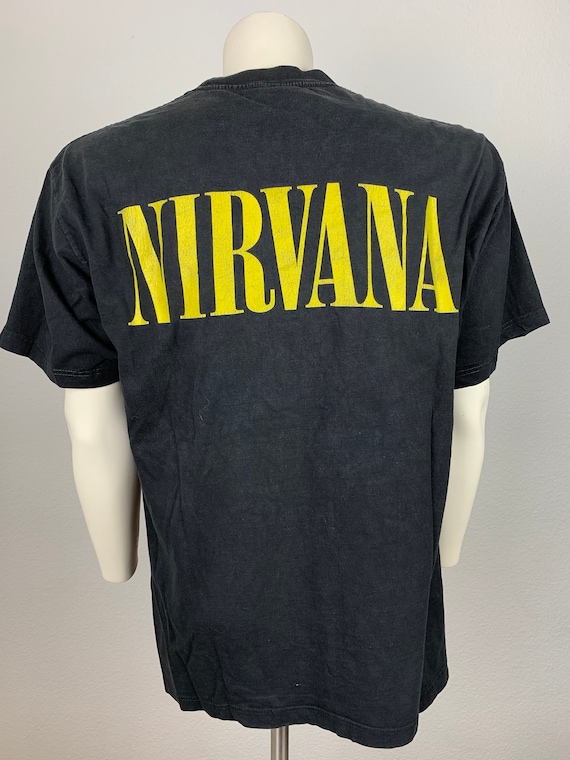 NIRVANA 90's T-shirt Vintage / Smiley Face - Etsy