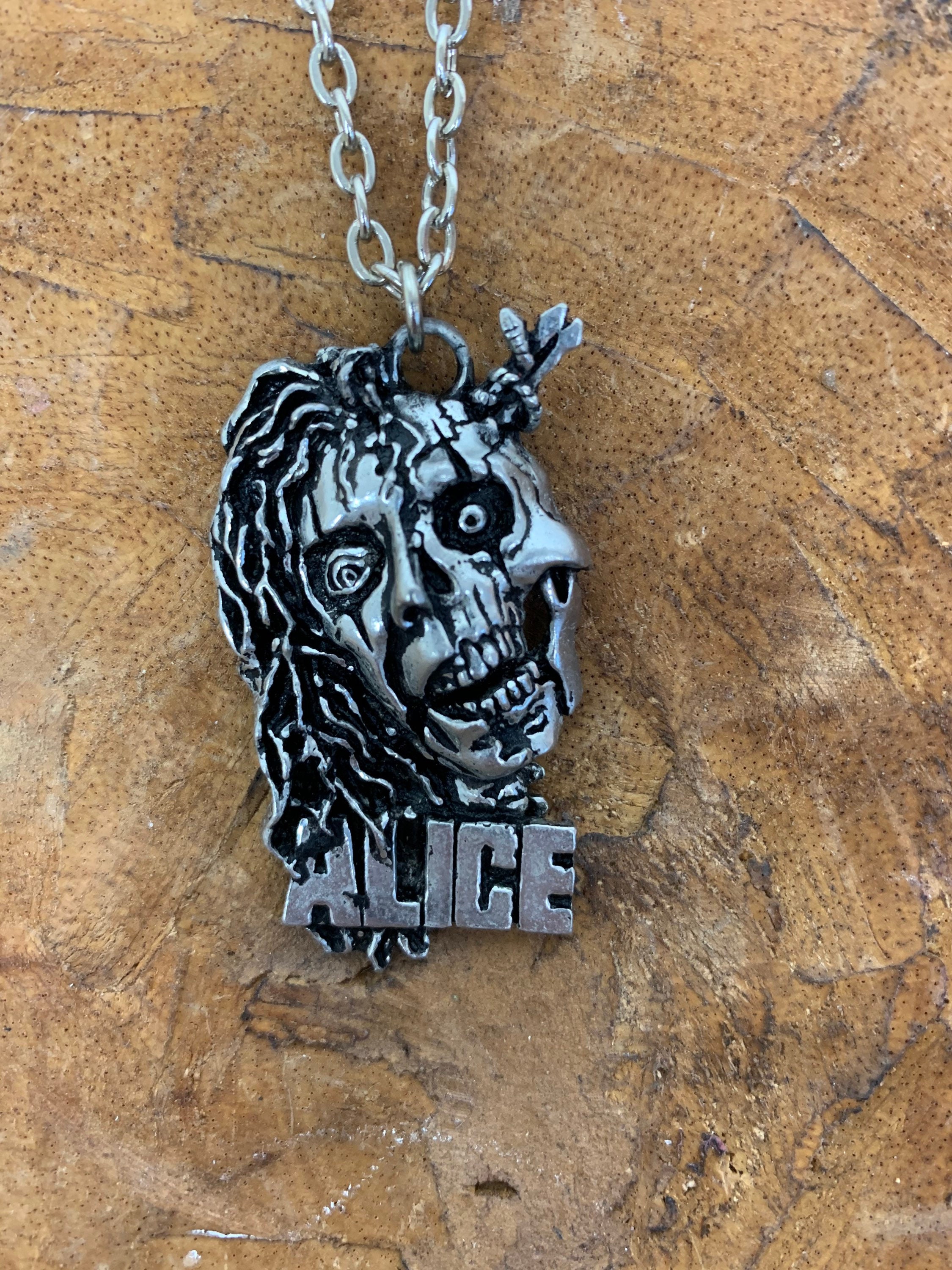 ALICE COOPER 1989 Pendant Vintage / Necklace / Brockum - Etsy