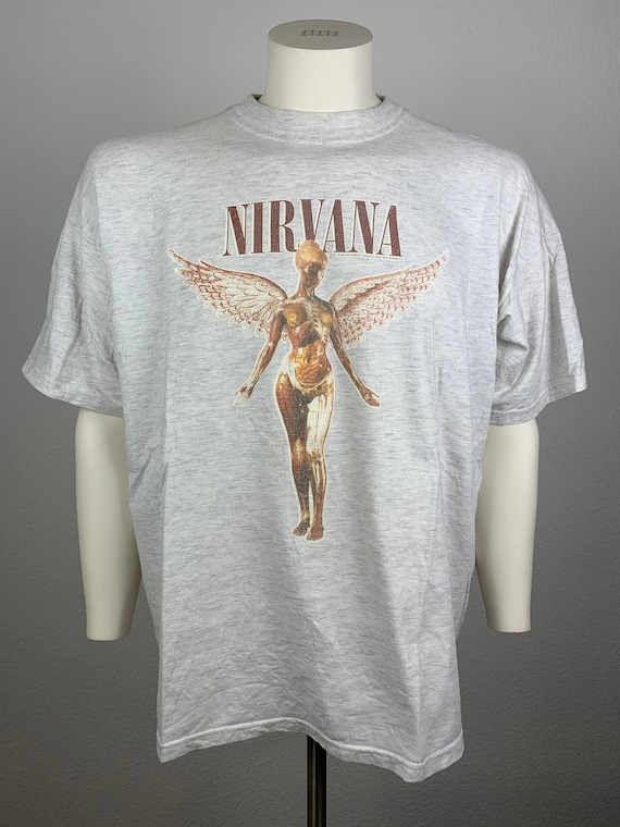 NIRVANA 1995 T-shirt Vintage / Kurt Cobain / in Utero - Etsy NIRVANA 1995 T-shirt Vintage / Kurt Cobain / in Utero - Etsy