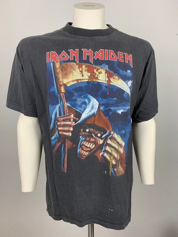 IRON MAIDEN 90's T-shirt Vintage / 1995 Year of the Beast - Etsy