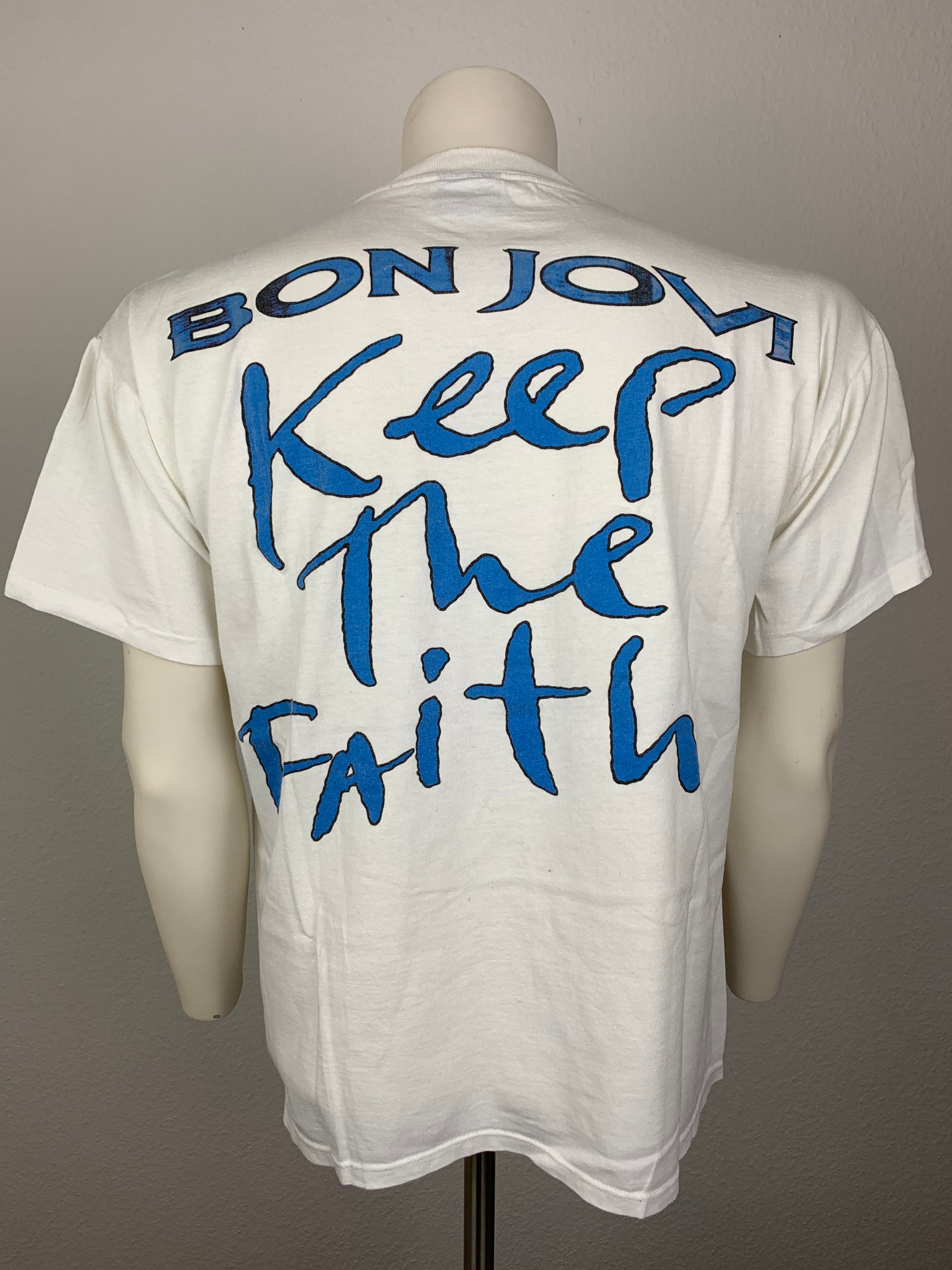 BON JOVI 1993 T-shirt Vintage / Keep the Faith World Tour BON JOVI 1993 T-shirt Vintage / Keep the Faith World Tour