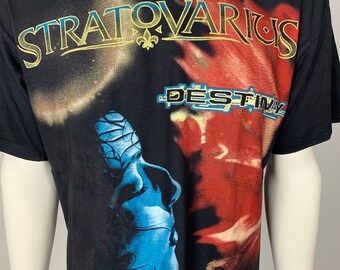 STRATOVARIUS 1999 Tシャツ ヴィンテージ / Destiny - Etsy 日本