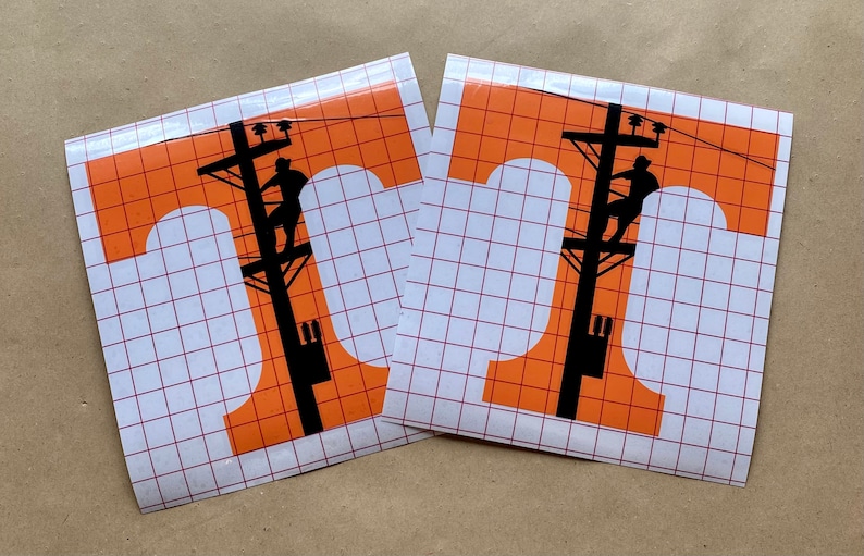 Tennessee Lineman-dekal - TN Orange T, anpassningsbart vinylklistermärke bild 5