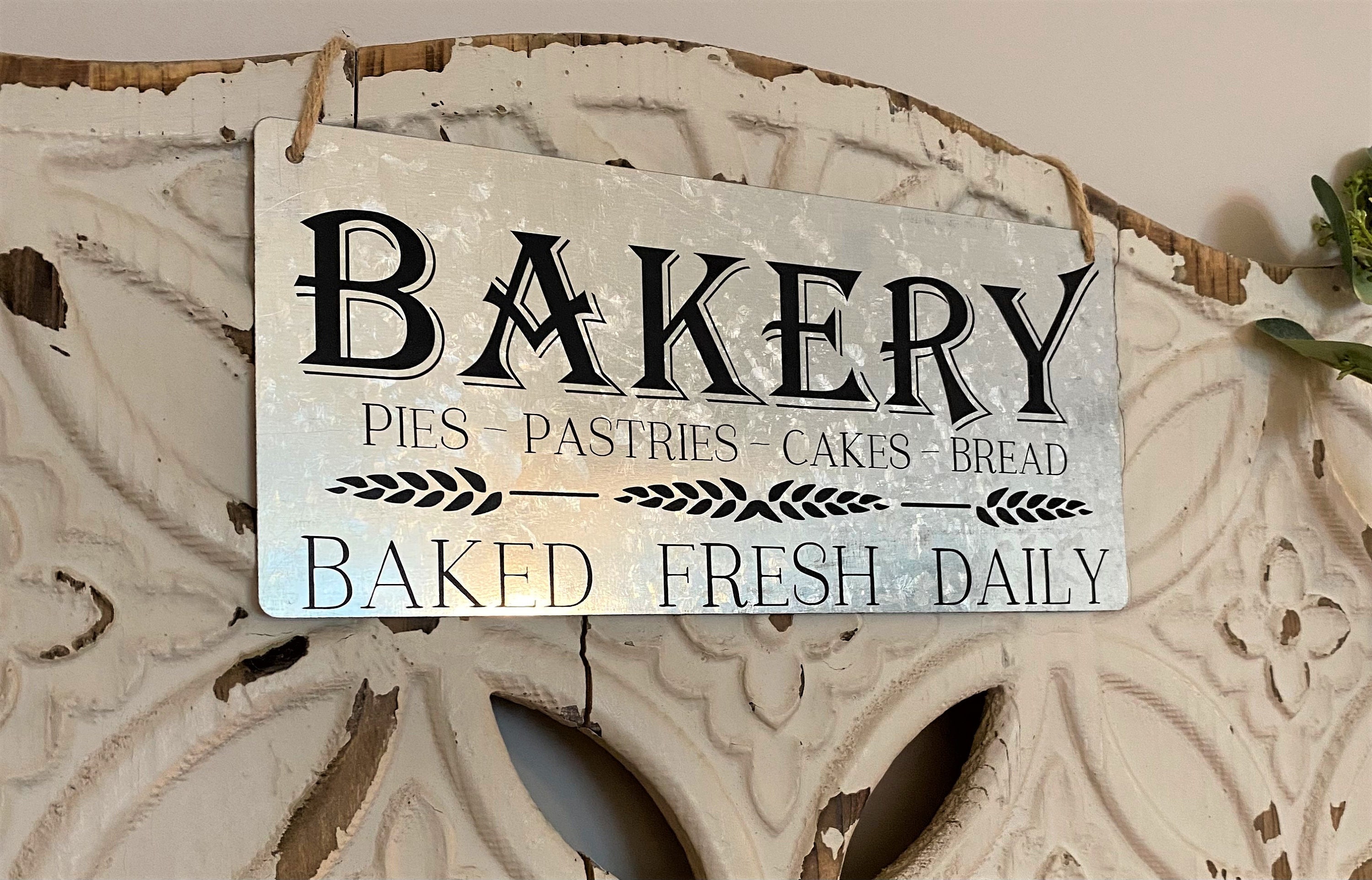 Custom Galvanized Metal Sign Personalized Metal Sign Etsy