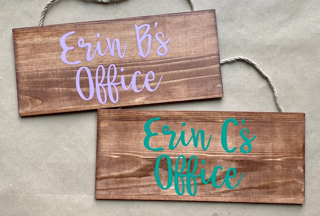 Custom Chestnut Stained Wood Sign – Personalized Name Sign - Etsy