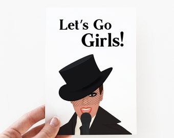 Shania Twain Card + Envelope | Let&#39;s Go Girls Card | Pop Culture Card  | Bachelorettes Card