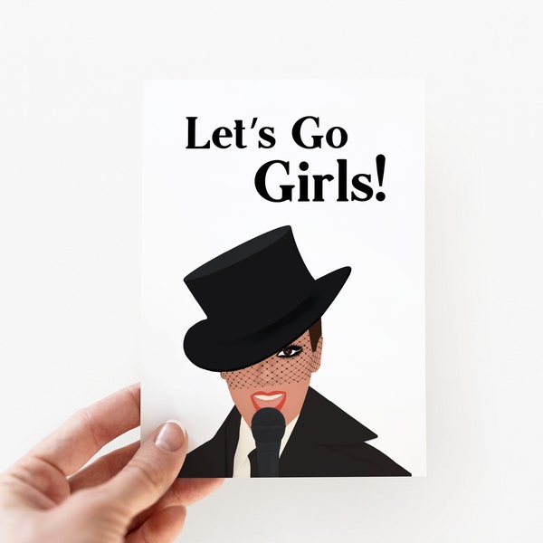 Shania Twain Card + Envelope | Let's Go Girls Card | Pop Culture Card  | Bachelorettes Card