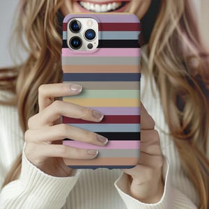 Eras Colors Phone Case | Taylor Stripes Phone Case for iPhone | Eras Tour Aesthetic Phone Case for Android
