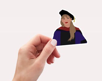 Taylor Graduation Sticker | Hand Drawn Taylor Sticker