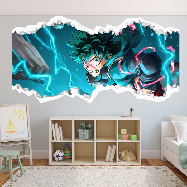 Anime Wall Stickers Etsy