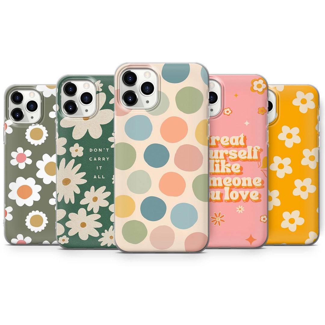 Groovy Indie Phone Case Hippie Aesthetic Cases for iPhone 15 Etsy
