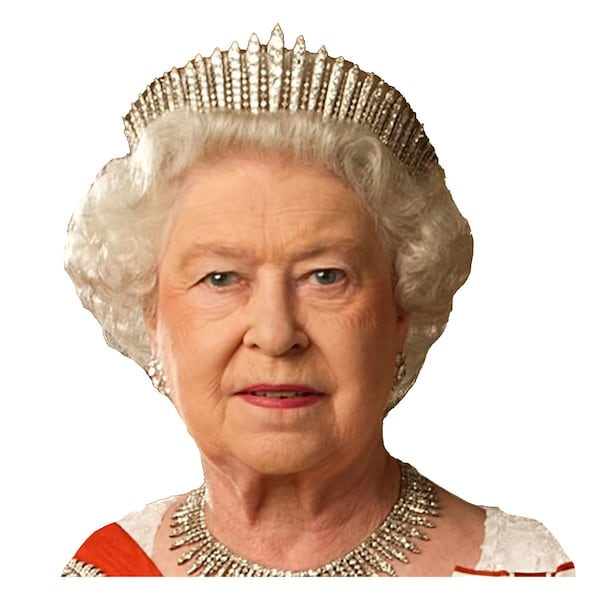 Queen Elizabeth II Full Color Corrugated cut out FREE SHIPPING