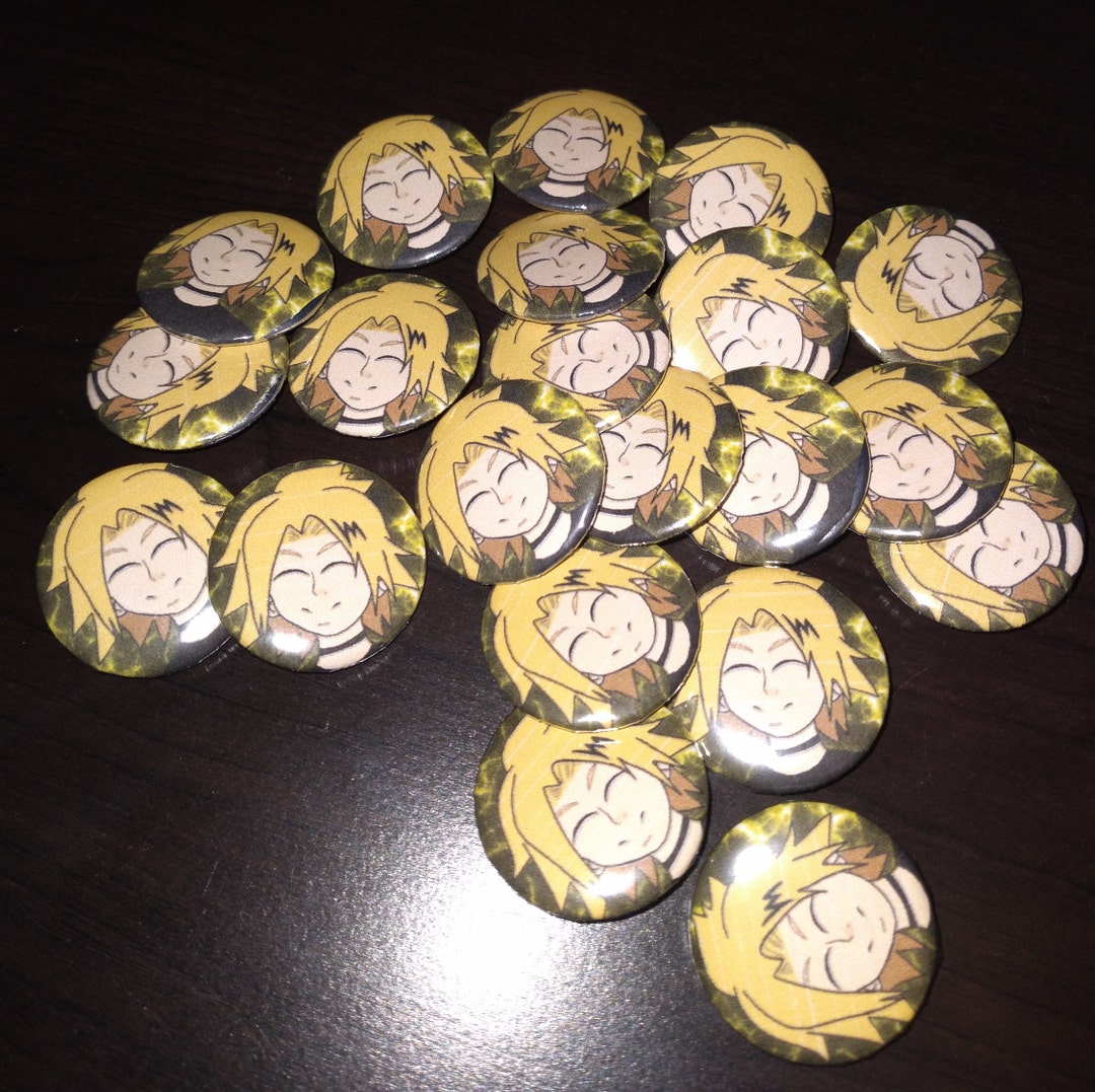 Denki Button - Etsy