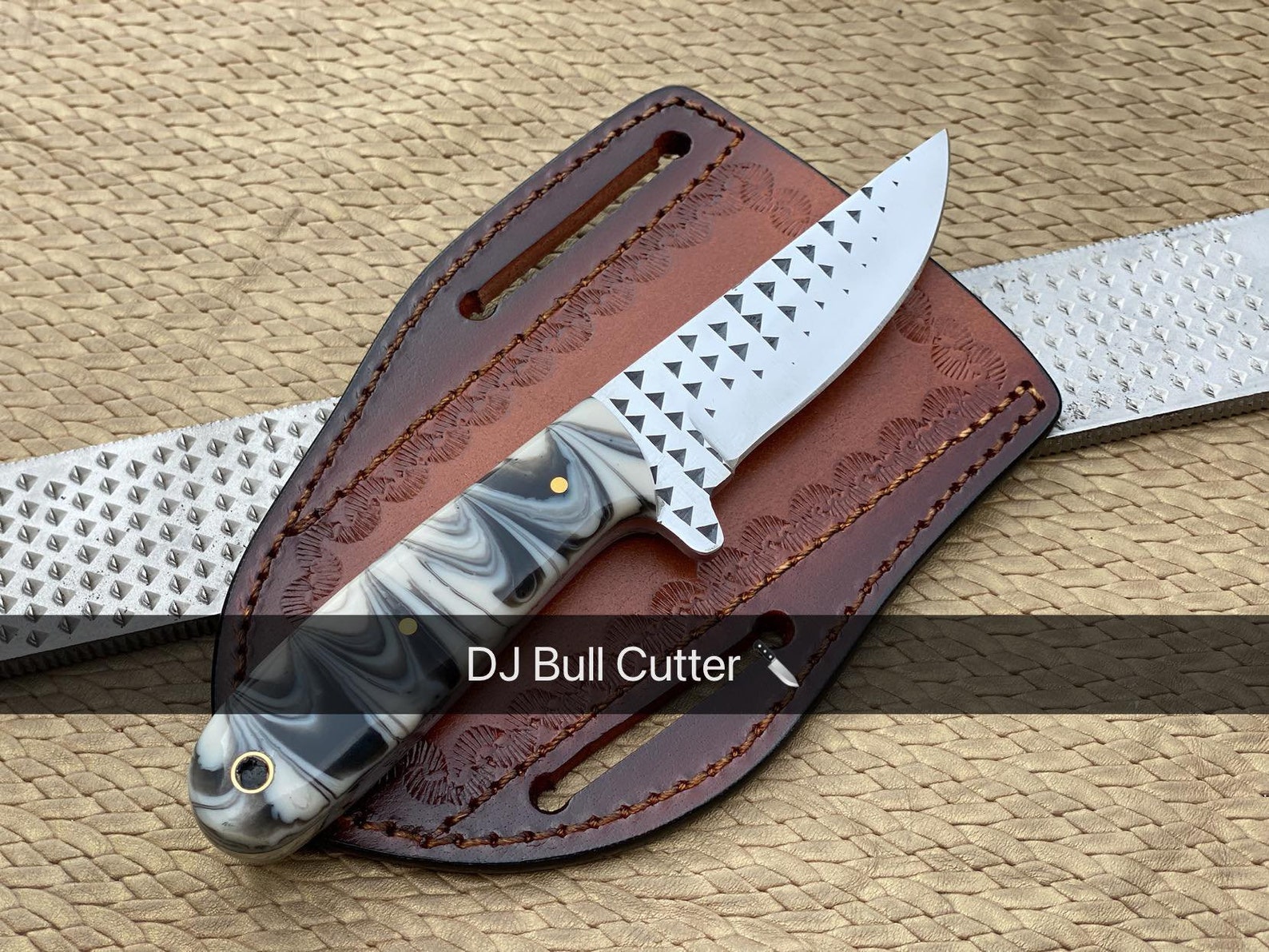 Excellent Farrier Rasp Cowboy knife Etsy