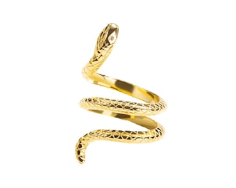 Vintage Silver Snakes Ring, Adjustable Snake Ring, Open Snake Ring, Snake Ring, Animal Ring, Vintage Look, Size Adjustable Ring