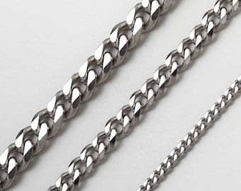 Stainless Steel Bracelet - Stainless Steel Bracelet with Carabiner Closure - Link Bracelet - Gift Idea for Men - High Quality Gold Bracelet