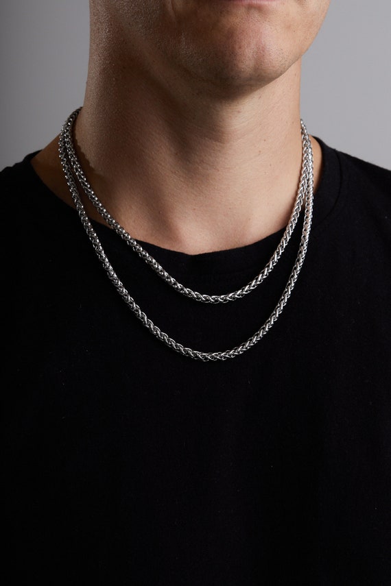 King's Chain Silver Silver Chain Stainless Steel Chain 