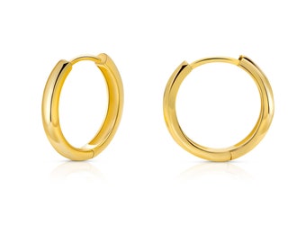 Dainty Creoles Gold • Earrings Gold • Creole Earrings 925 Sterling Silver • Minimalist Earrings • Small Hoop Earrings Silver • Creoles Gold