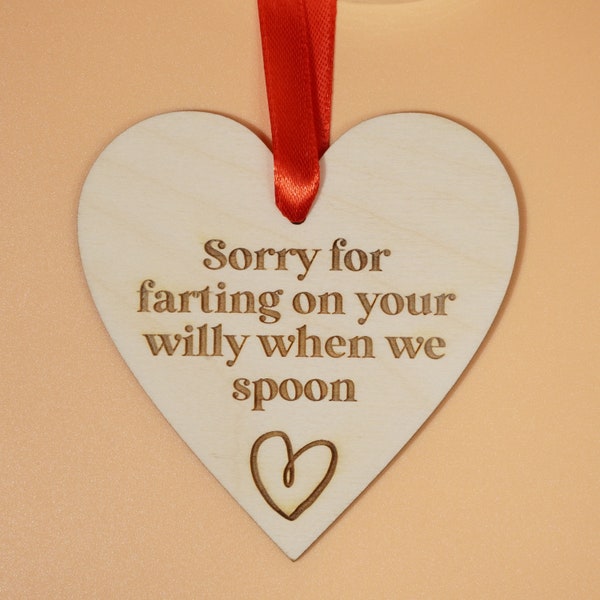 Gift for husband or partner, Funny Anniversary Gift, Spooning, Funny, Gift for Him, Gift for boyfriend, Girlfriend, Keep Sake