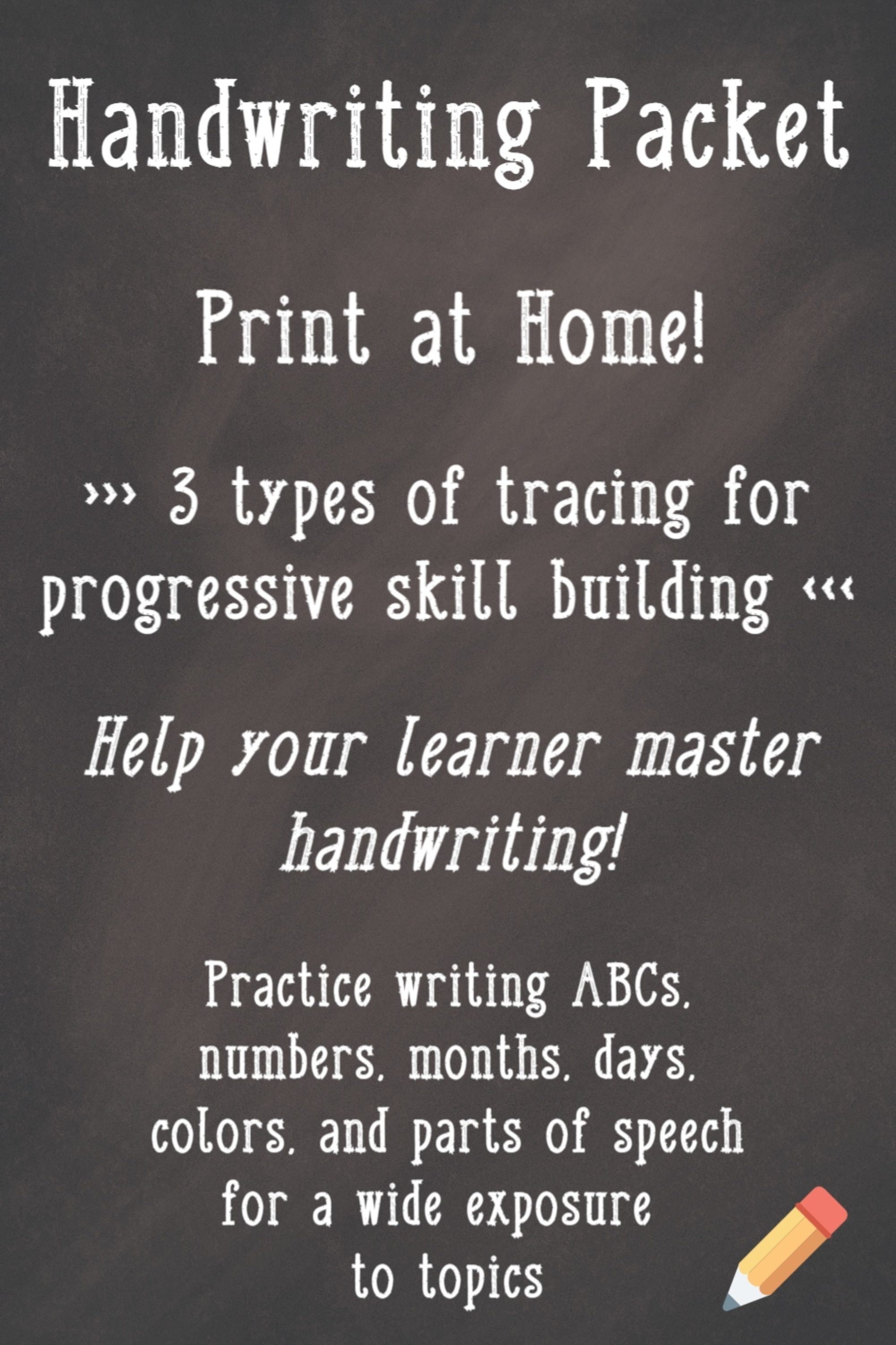 Handwriting Practice Packet Printable Trace Letters And Numbers Handwriting Practice Packet Printable Trace Letters And Numbers