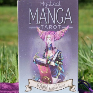Mystical Manga Tarot Deck – 78-Card Set Illustrated by Rann, Text by Barbara Moore