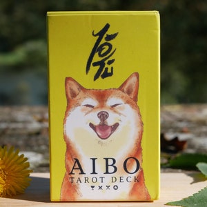 Baraja de Tarot Aibo: baraja de 78 adorables cartas de perros para orientación caprichosa y lecturas entretenidas