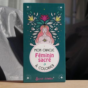 Mon Oracle Féminin Sacré à colorier (33-cartes)