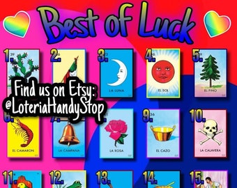 Aangepaste loterij online spelbord met 20 cijfers