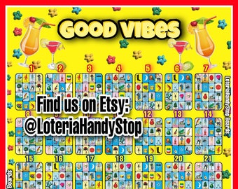 35 Full Cards Loteria Board Game for Online