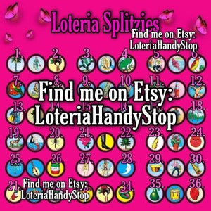 Loteria Splits Board 54 personnages à jouer
