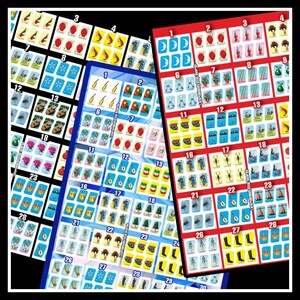30 Numbers Roulette Loteria Board Shuffle Game to Play Online