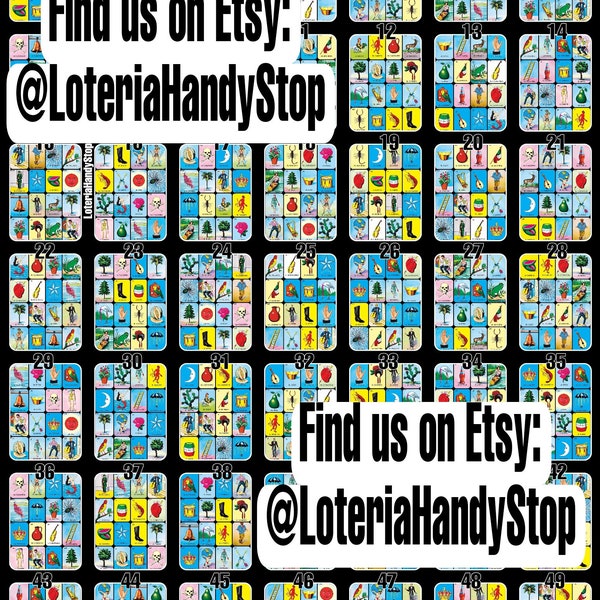 Loteria Cards Etsy